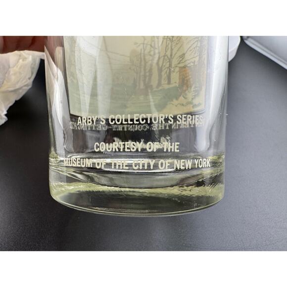 Arby's Collector Series Rocks Glass - Winter in the Country - Picture 3 of 5